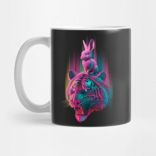 Be brave bunny and tiger Mug